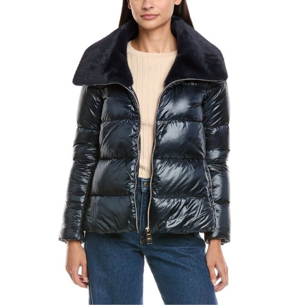 SOLD ! Herno Glossy Black Puffer Jacket
